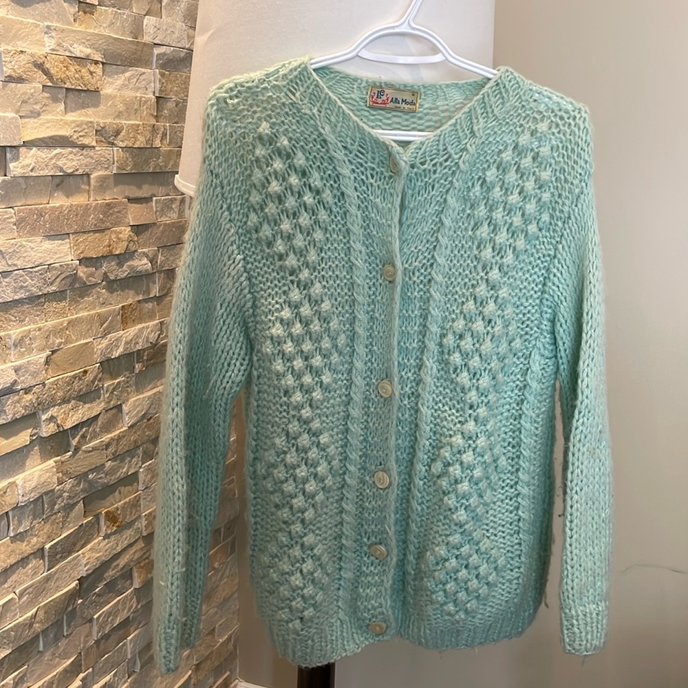 Alta Moda Soft Green Sweater
